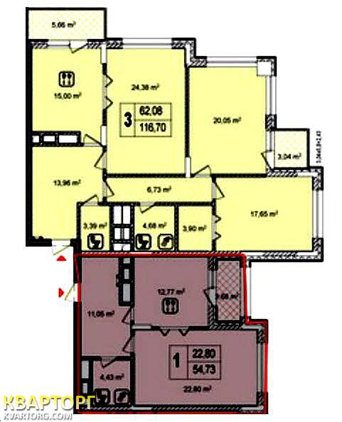 Sell 4-room apartment. Киев,  Драгомирова — photo 2