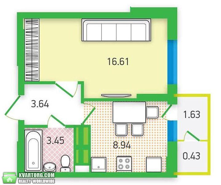 Sell 1-room apartment. Киев,  Стуса — photo 3