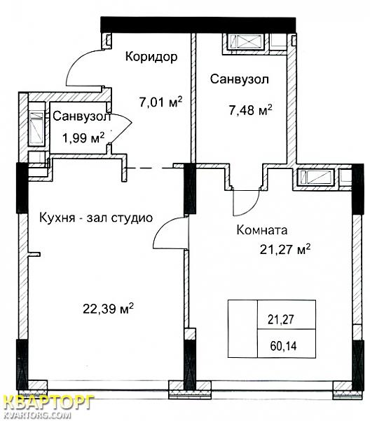 Sell 2-room apartment. Киев,  Драгомирова — photo 2