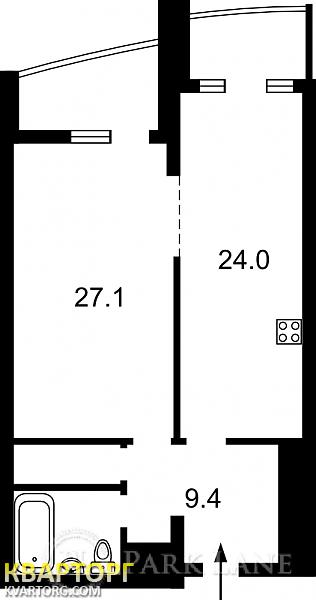 Sell 2-room apartment. Киев, Щорса — photo 3
