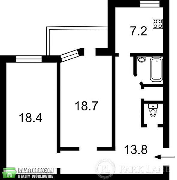 Sell 2-room apartment. Киев, Стрелецкая — photo 6