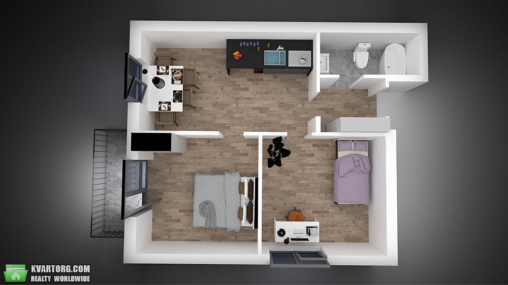 Rent out 2-room apartment. Одесса, Юбилейный переулок — photo 2