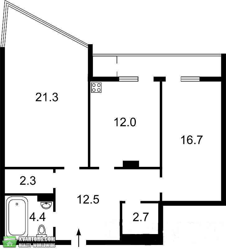 Sell 2-room apartment. Киев,  Боженко — photo 3