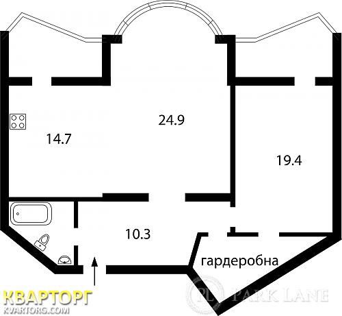 Sell 2-room apartment. Киев,  Срибнокильская — photo 1