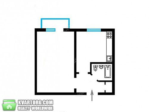 Sell 1-room apartment. Киев, Салютная — photo 2