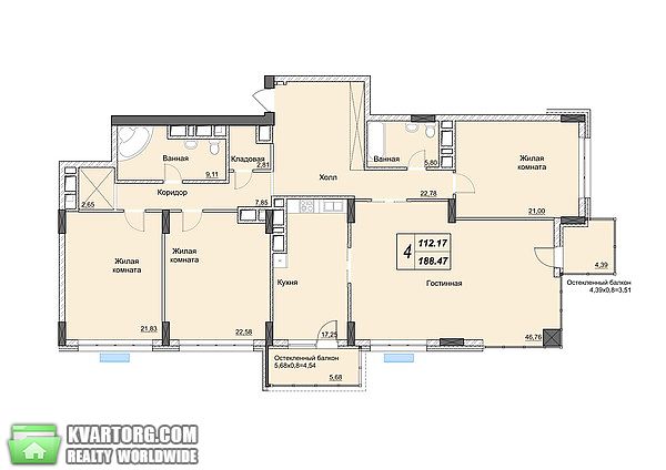 Sell 4-room apartment. Киев,  Драгомирова — photo 3