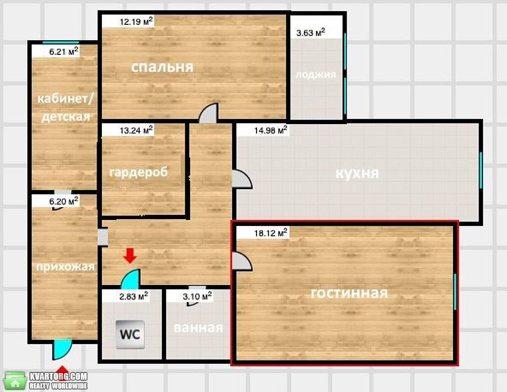 Sell 3-room apartment. Киев,  Залки — photo 4