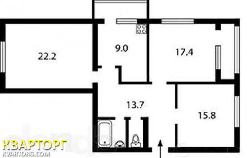Sell 3-room apartment. Киев,  Родимцева — photo 4