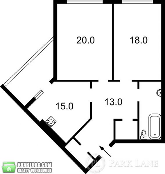 Sell 2-room apartment. Киев, Днепровская наб — photo 2