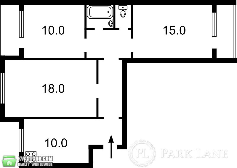 Sell 3-room apartment. Киев,  Кудряшова — photo 7