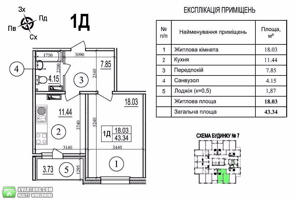 Sell 1-room apartment. Киев,  Глушкова пр — photo 5