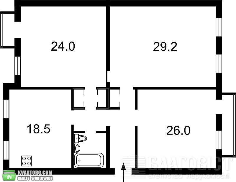 Sell 3-room apartment. Киев,  Саксаганского — photo 2