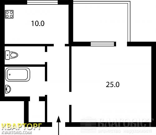 Sell 2-room apartment. Киев,  Франко — photo 2