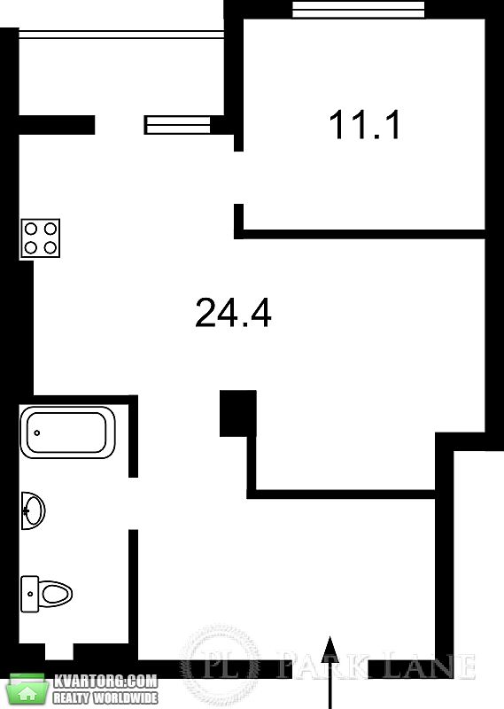 Sell 1-room apartment. Киев,  Днепровская наб — photo 8