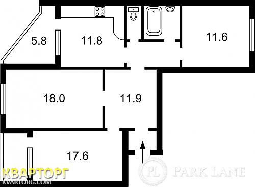 Sell 3-room apartment. Киев, Вишняковская — photo 3