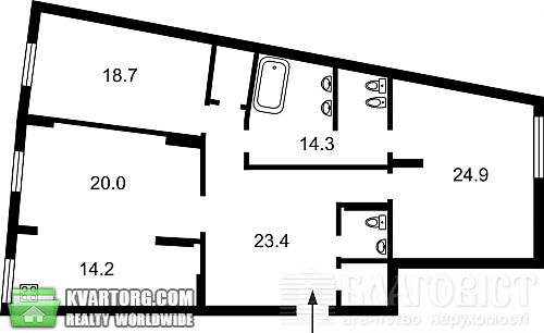 Sell 3-room apartment. Киев, Черновола — photo 4