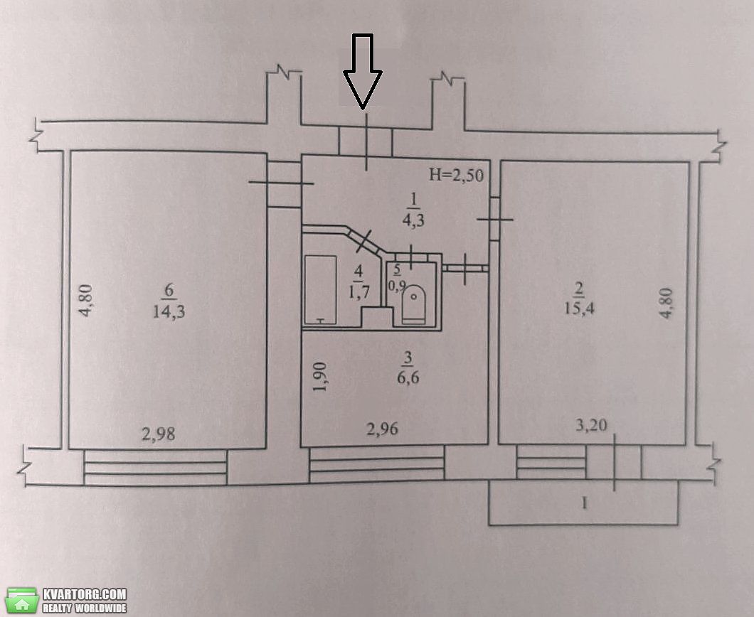Sell 2-room apartment. Запорожье, Штурмовая — photo 2