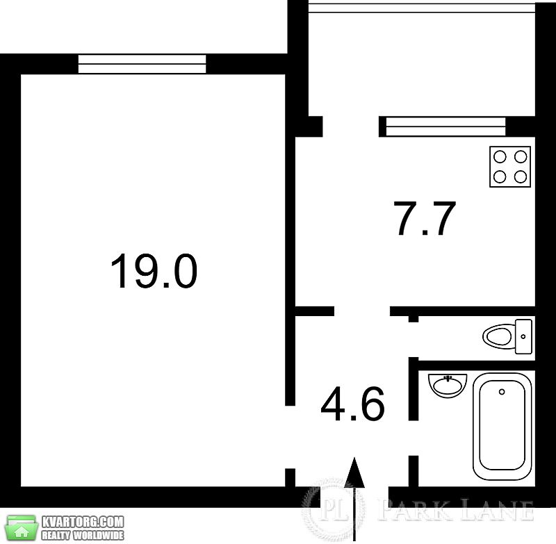 Sell 1-room apartment. Киев,  Радужная — photo 10