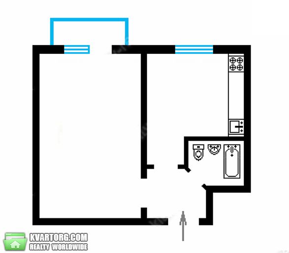Sell 1-room apartment. Киев,  Курнатовского — photo 3