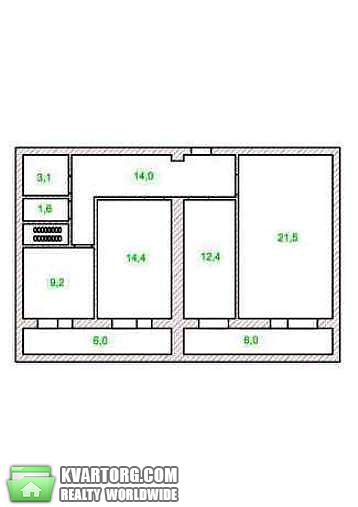 Sell 3-room apartment. Киев,  Василенко — photo 2