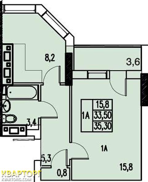 Sell 1-room apartment. Одесса, Радужный массив — photo 3