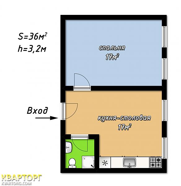 Sell 1-room apartment. Одесса, Жукова вице-адмирала — photo 9