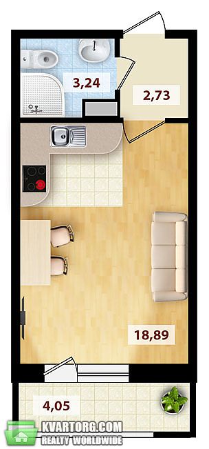 Sell 1-room apartment. Киев, Крутогорная — photo 2