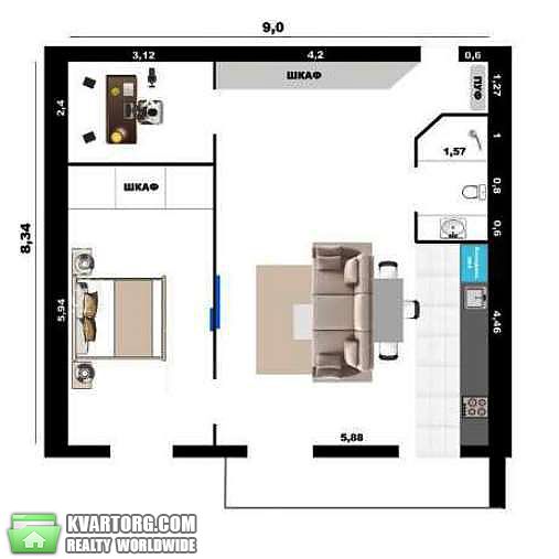 Sell 2-room apartment. Киев,  Островского — photo 2
