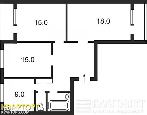 Sell 3-room apartment. Киев, пр. Григория Гонгадзе — photo 9