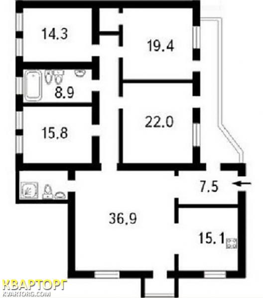 Sell 5-room apartment. Киев, Пушкинская — photo 5