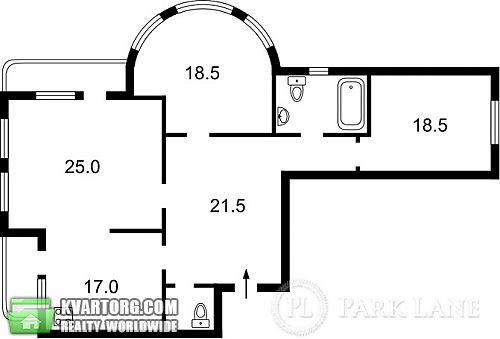 Sell 3-room apartment. Киев, Ахматовой — photo 2