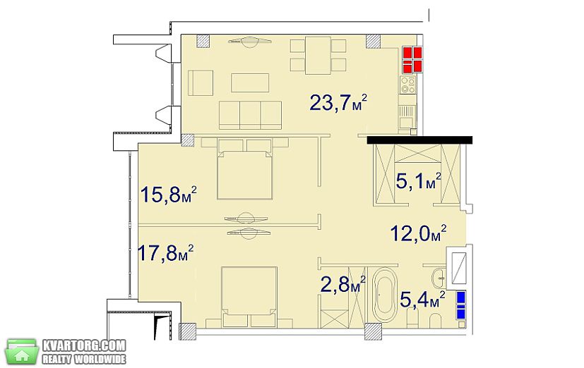 Sell 2-room apartment. Одесса, Большая Арнаутская — photo 9