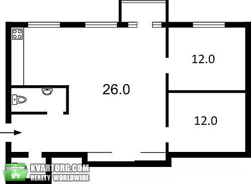 Sell 2-room apartment. Киев,  Федорова — photo 7