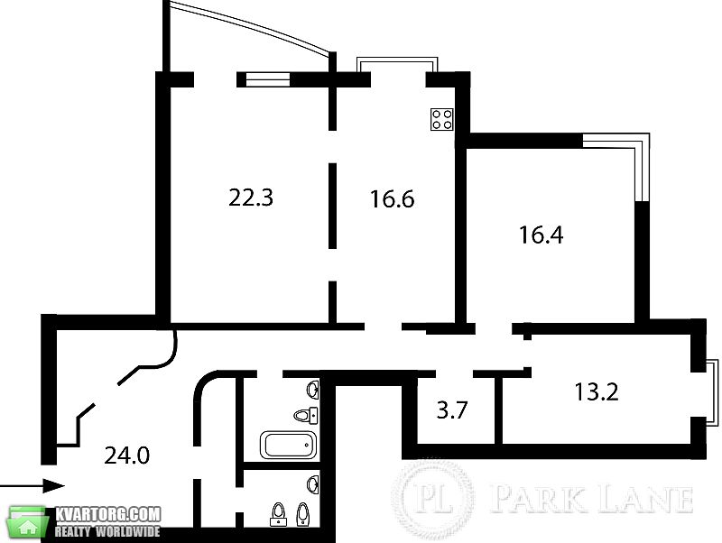 Sell 3-room apartment. Киев,  Панаса Мирного, 28а. — photo 8