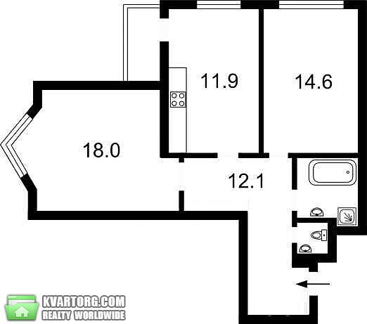 Sell 2-room apartment. Киев,  Воскресенская — photo 9