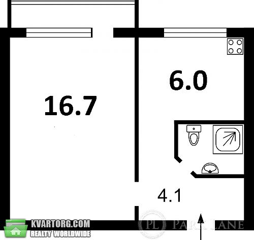 Sell 1-room apartment. Киев, Федорова — photo 2