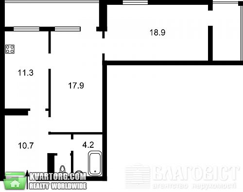 Sell 1-room apartment. Киев,  Ямская — photo 4