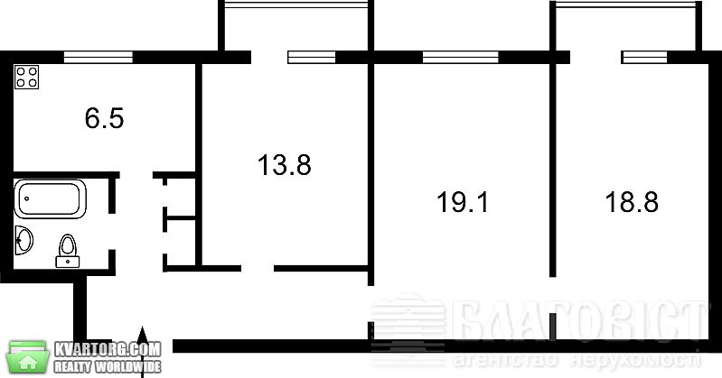 Sell 3-room apartment. Киев,  Гончара — photo 2