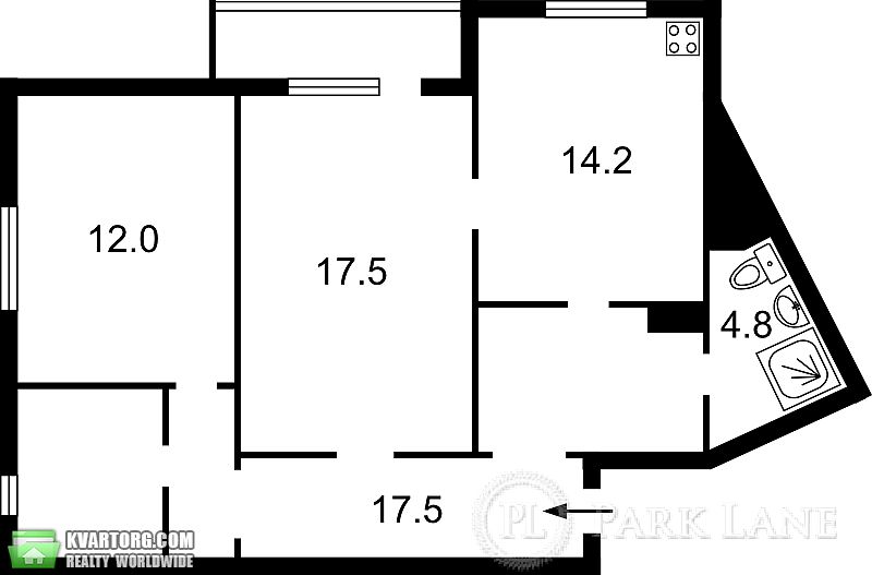 Rent out 2-room apartment. Киев,  Урловская — photo 2