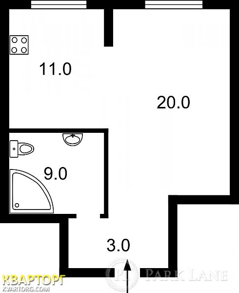 Sell 1-room apartment. Киев, Героев Сталинграда пр — photo 2