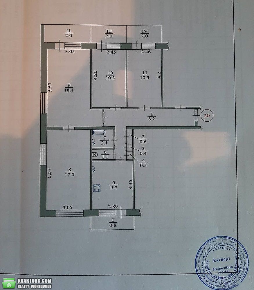 Sell 4-room apartment. Днепропетровск, Коммунаровская — photo 2