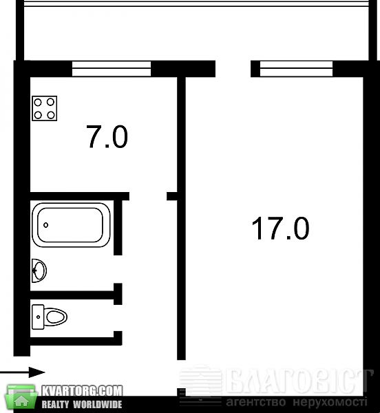 Sell 1-room apartment. Киев, Шелковичная — photo 9