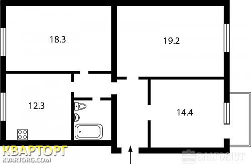 Sell 3-room apartment. Киев, Боровиковского — photo 2