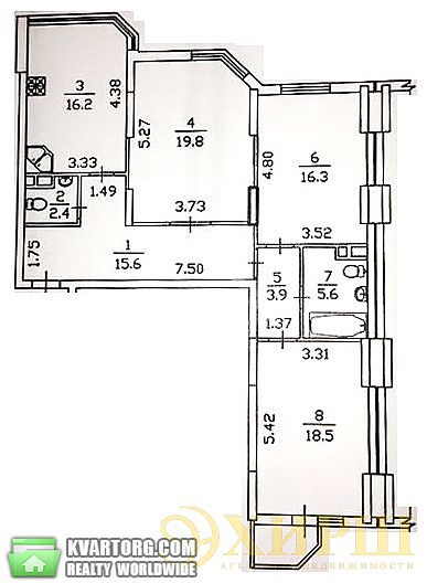 Sell 3-room apartment. Киев,  Вильямса — photo 7