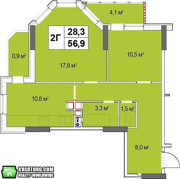 Sell 2-room apartment. Киев,  Механизаторов — photo 8