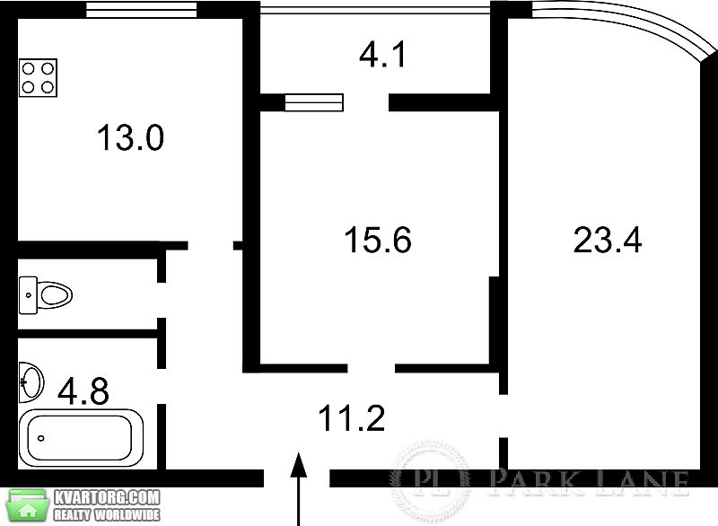Sell 2-room apartment. Киев, Ахматовой — photo 2