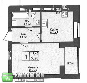 продам 1-комнатную квартиру. Ирпень,  Новооскольская - фото 1