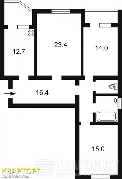 Sell 3-room apartment. Киев, Урловская — photo 2