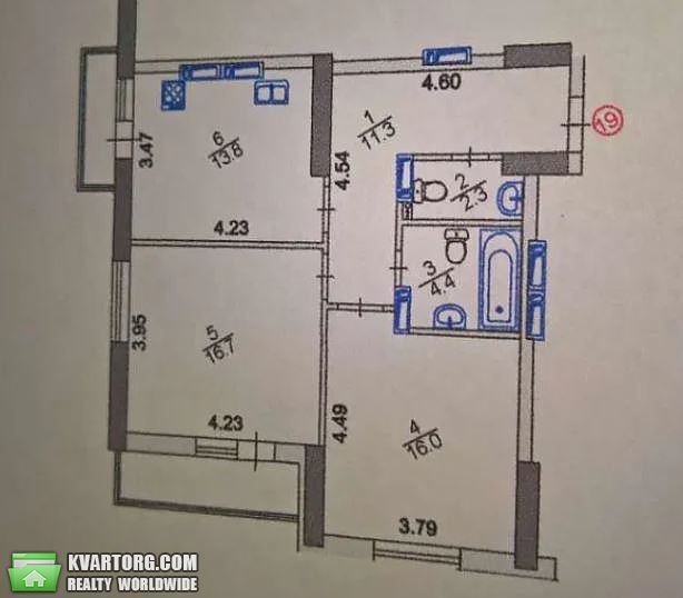 Rent out 2-room apartment. Киев,  Глушкова пр — photo 3