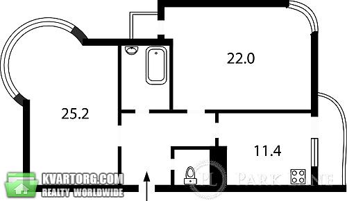 продам 2-комнатную квартиру. Киев,  Ветрова - фото 6